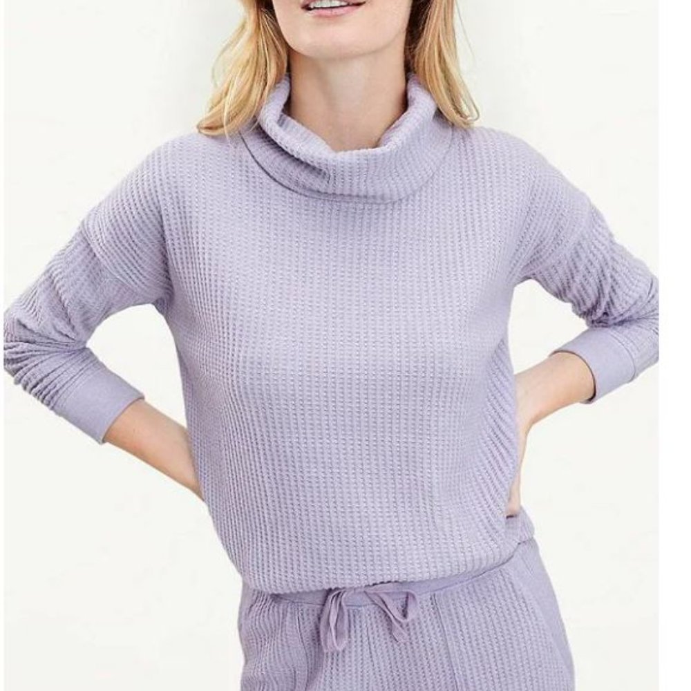 Splendid Collection Firestone Thermal Cowl Neck NWT Size XS top only